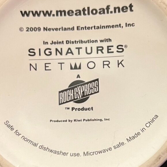 Meat Loaf BAT OUT OF HELL Logo Mug ~ Neverland Entertainment ~ Todd Rundgren - Picture 7 of 8